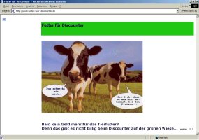 Futter f&uuml;r Discounter