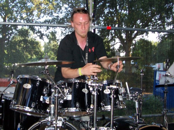 Black Stage at Work