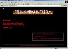 www.FearAndLoathingOnTour.com